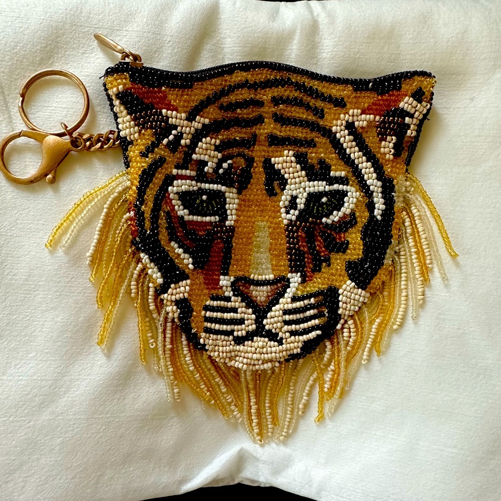 Mary Frances Disney collection coin purse - Aladdin Rajah tiger